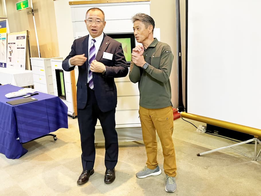 IG工業株式会社 森社長と談笑